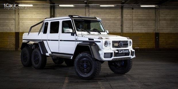 مرسدس بنز G63 AMG بررسی مرسدس بنز G63 AMG 6x6 مدل 2014